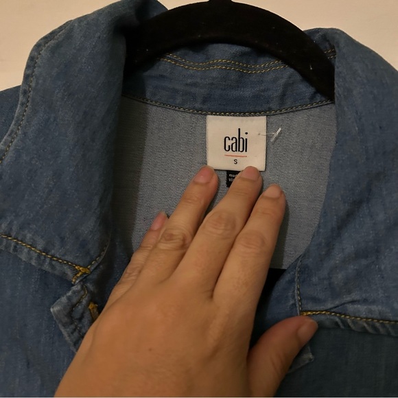 Cabi Denim Dress Size S piece of cale denim dress - Picture 4 of 15